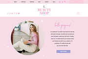 Wix Store Template, a Wix Template by Studio Luxe Creative (Thumbnail 1 of 12)