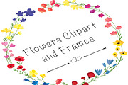 Flowers Clipart and Frames, an Illustration by lavinialorena (Thumbnail 2 of 5)
