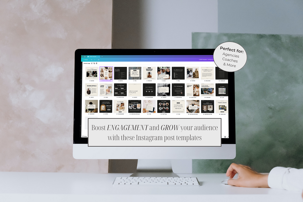 Luxor Agency Social Media Template, a Social Media Template by Artfullyours (Photo 2 of 11)