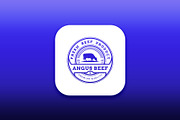 Angus beef meat vintage label logo, a Branding & Logo Template by vexper (Thumbnail 4 of 4)