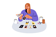 Astrology, tarot, numerology experts, a Person Illustration by Good Studio (Thumbnail 7 of 7)