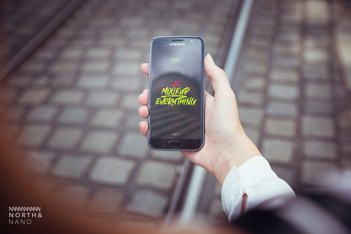 Samsung S7 PSD Mockups, an Android Mockup by North&Nano (Photo 5 of 8)
