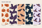 20 Halloween Seamless Patterns, a Pattern Graphic by Oday Noon (Thumbnail 3 of 9)