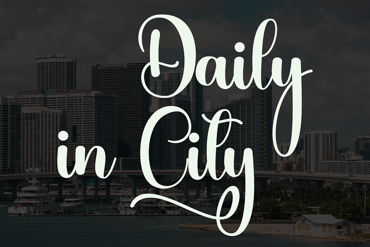 Daily, a Font by FreshTypeINK (Photo 6 of 8)