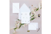 A7 wedding invitation card mock up, a Product Mockup by The Amore Vault (Thumbnail 2 of 2)