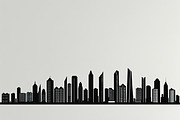 Modern City Skyline Vector Bundle, an Illustration by abu67222 (Thumbnail 3 of 7)