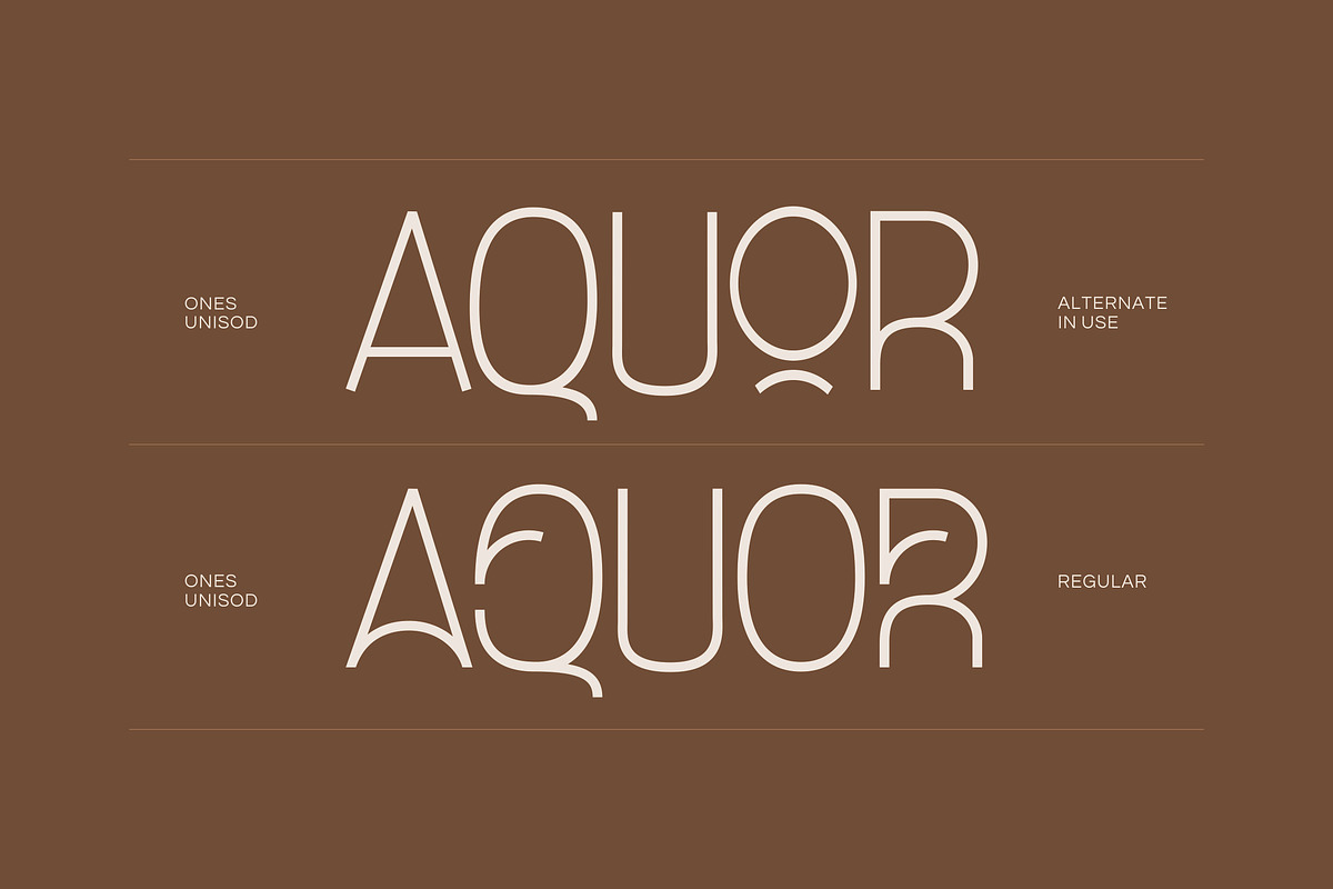 Ones Unisod - Thin Display Typeface, a Sans Serif Font by Imoodev (Photo 3 of 5)