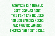 Rogvakon - Bubble Font, a Sans Serif Font by Iqsiart Studio (Thumbnail 4 of 7)