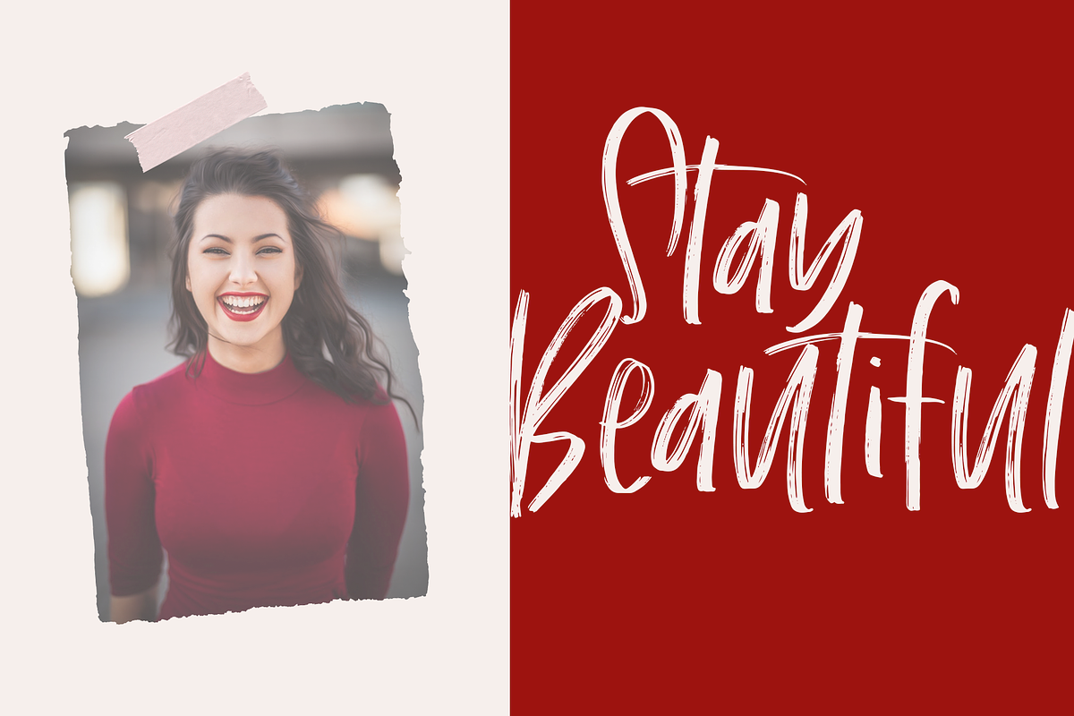 The Scarlett -Handwritten Brush Font preview 3