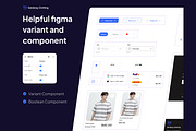 E-commerce Website UI KIT, a Landing Page Template by CreativeUI (Thumbnail 2 of 6)