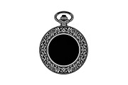 Vintage Pocket Watch SVG Bundle, an Illustration by yasushie (Thumbnail 11 of 31)