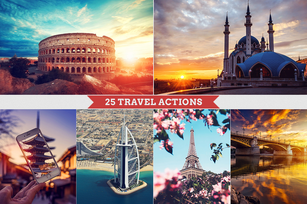25 Travel Photoshop Actions