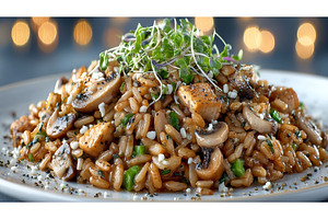 The vegetarian risotto, with its, a Food & Drink Photo by ZinetroN