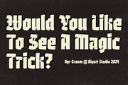 Gream Font Family, a Blackletter Font by Aiyari (Thumbnail 10 of 10)