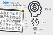 Business 700+ Line Icons Bundle, an Outline Icon by Voysla's Shop (Thumbnail 5 of 8)