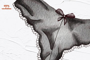 Lingerie Watercolor Collection, an Object Illustration by BarvArt (Thumbnail 7 of 9)