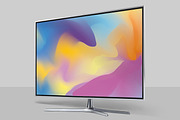 Smart TV Screen Mockup Layout, a Household Mockup by CreativeShaper (Thumbnail 1 of 2)