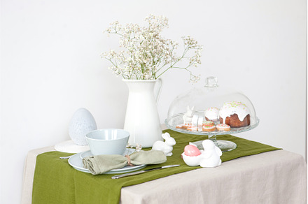 Beautiful Easter table setting