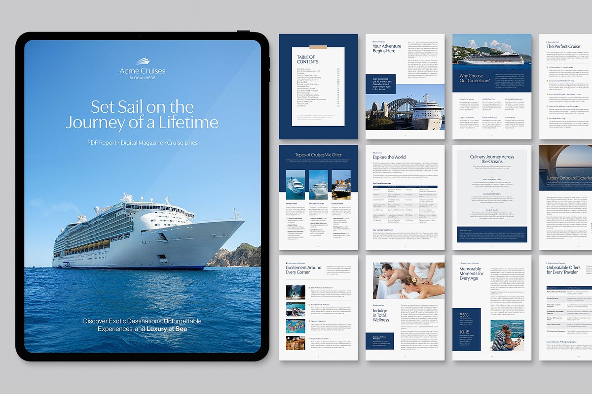 Travel Brochure Template, a Brochure Template by BrandPacks (Photo 6 of 6)