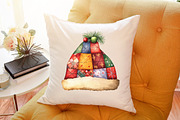 Christmas Patchwork Hat Clipart, an Illustration by Sublimation Artist (Thumbnail 6 of 6)