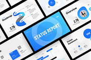 Status Report Presentation, a Presentation Template by KreateTribe (Thumbnail 1 of 5)
