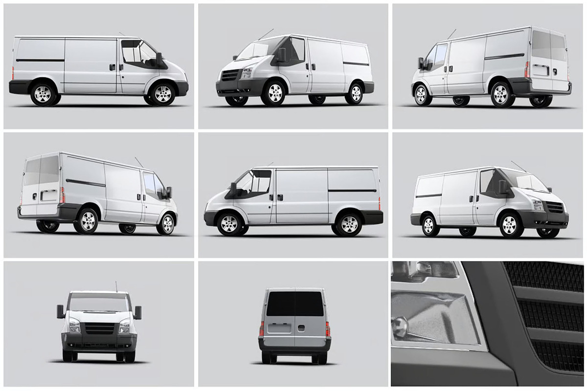 Van Mock-Up, a Product Mockup by Se٧enStudio (Photo 7 of 10)