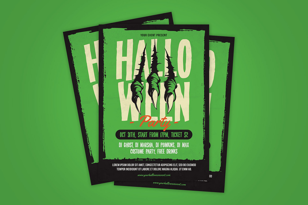 Halloween Flyer, a Flyer Template by Graphr (Photo 1 of 3)