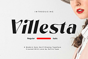 Villesta, a Sans Serif Font by Zafiratype (Thumbnail 1 of 14)