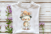 Whimsical Easter Chick Clipart, an Illustration by OK Design (Thumbnail 6 of 6)