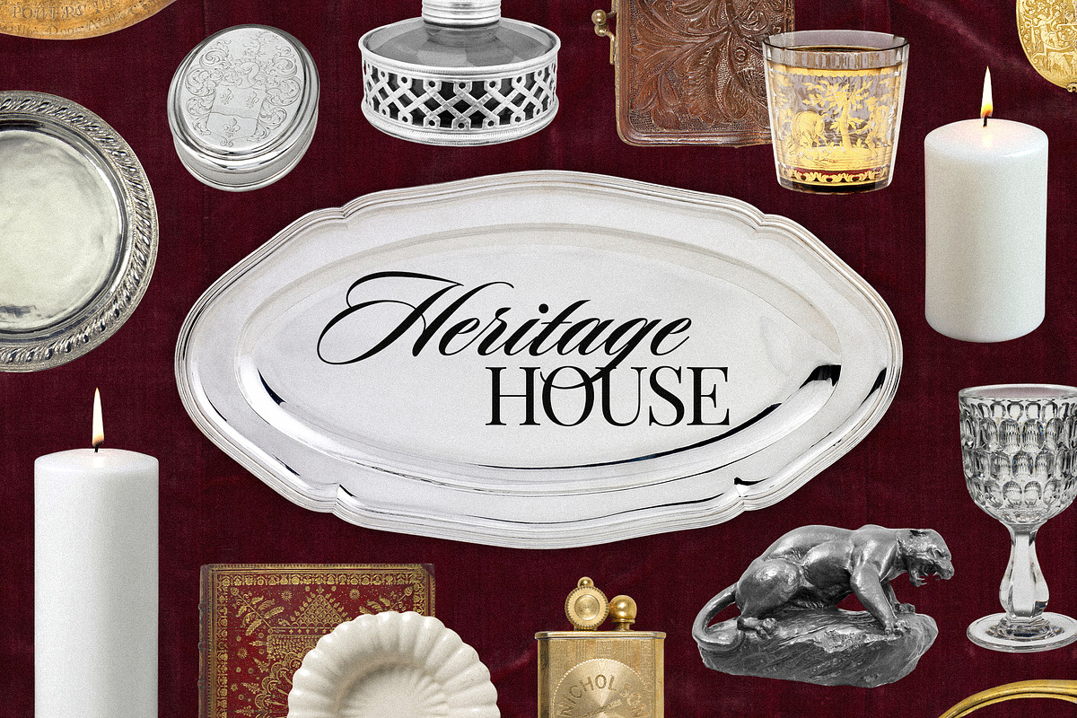 Heritage House - Vintage Collection, an Object Graphic by Dina Mae (Photo 5 of 13)