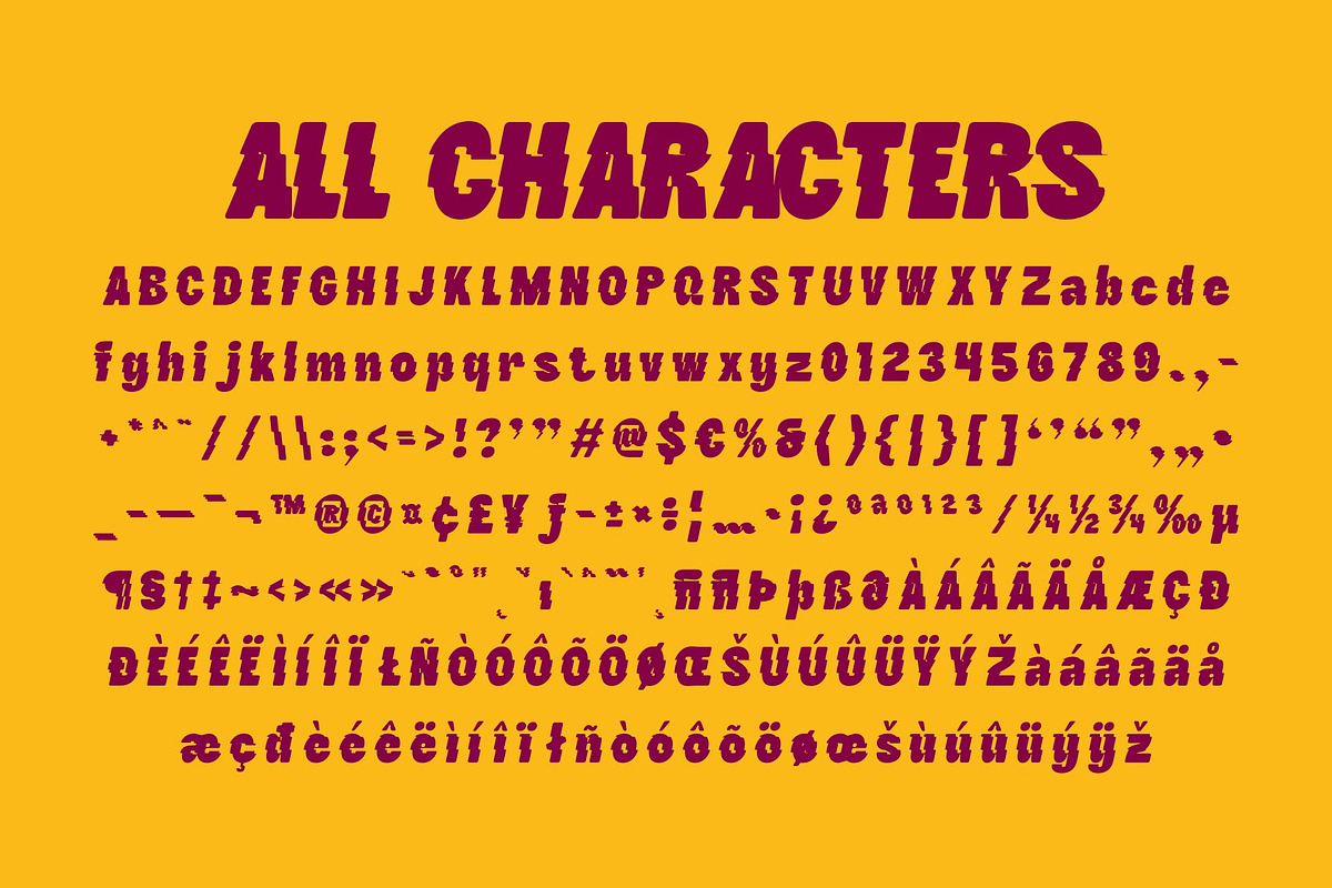 Gefarin Rippled, a Sans Serif Font by Craft Supply Co. (Photo 8 of 8)