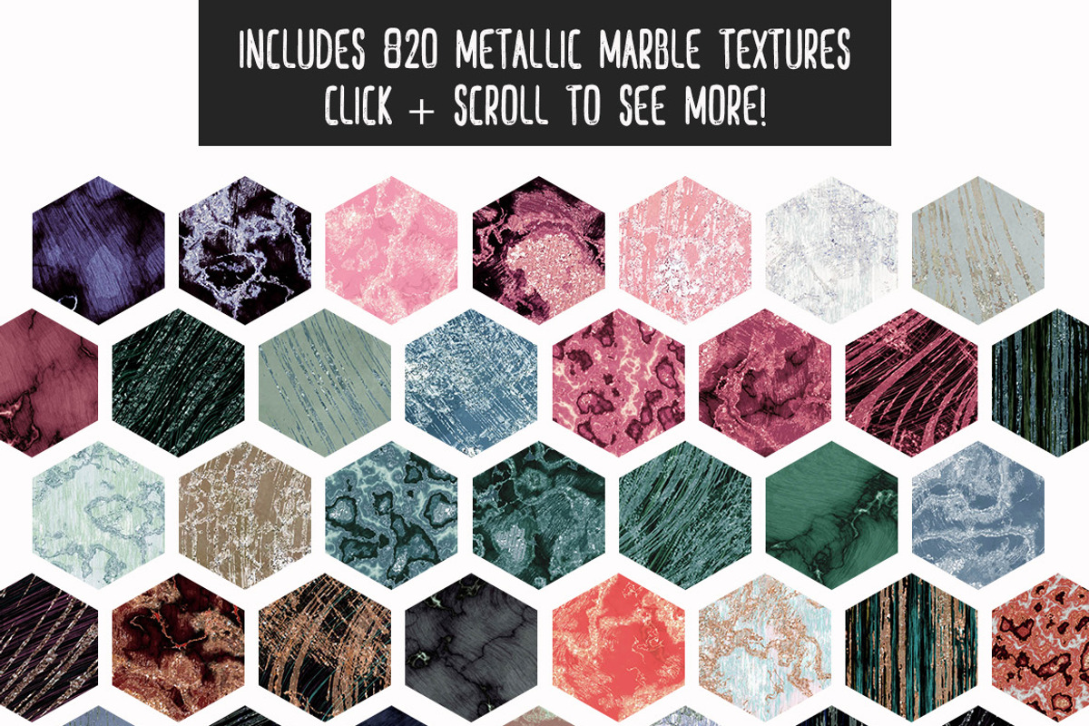Metallic Marble Texture Mega Bundle, a Texture Graphic by ClipartBrat Graphics (Photo 3 of 9)