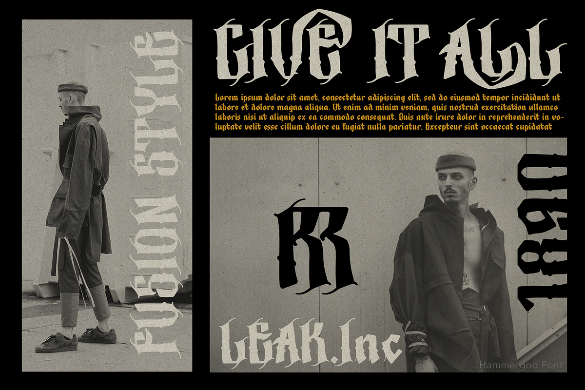Hammergod Blackletter, a Blackletter Font by TypeClassHeroes (Photo 12 of 16)
