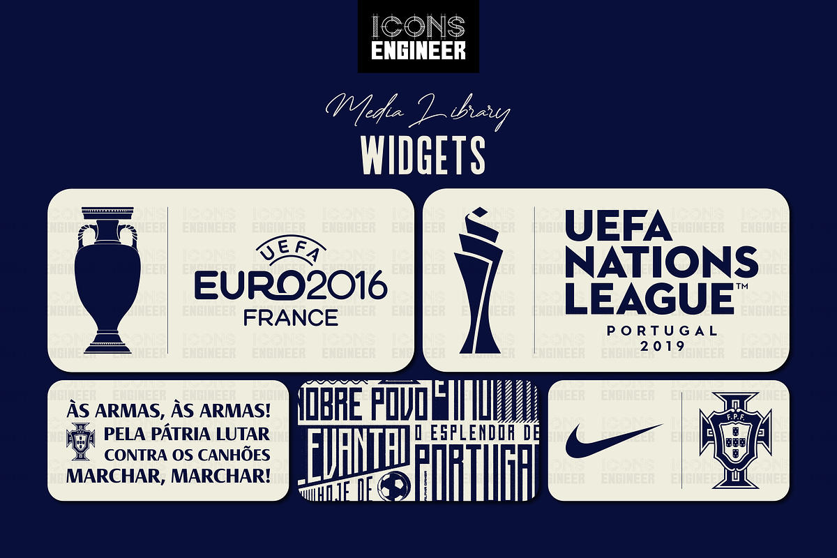 Portugal Theme Pack | Away Kit, an Icon by IconsEngineer (Photo 4 of 11)