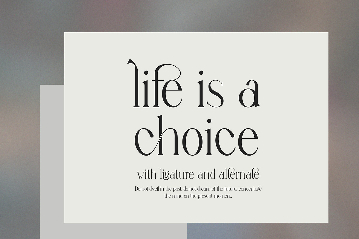 sagur unique ligature serif typeface, a Serif Font by yaqublekker (Photo 5 of 9)