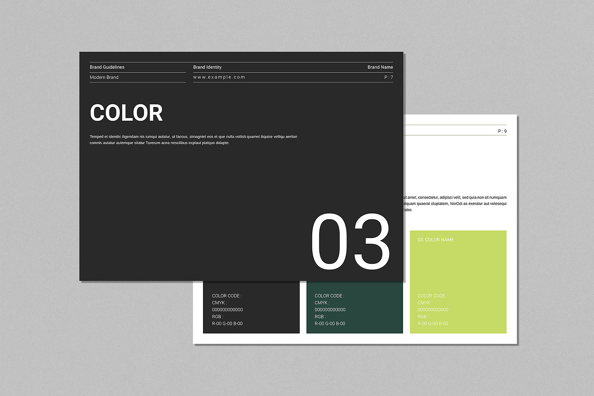 Brand Guideline Template | Canva, a Brochure Template by ElvinPrint (Photo 7 of 8)
