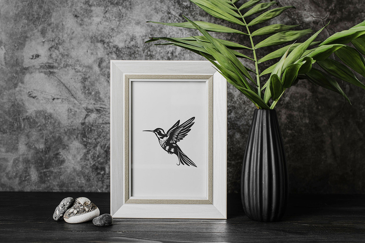 Humming Bird Vector Bundle, an Animal Illustration by DIYnArtShop (Photo 6 of 6)