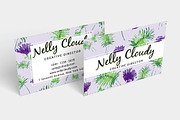 Watercolor Creative Business Card, a Business Card Template by land art (Thumbnail 10 of 10)