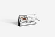 Desk Calendar Mockup, a Product Mockup by bimockup (Thumbnail 2 of 6)