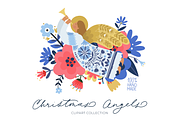 Christmas Angels, an Illustration by Funny Bug (Thumbnail 1 of 10)