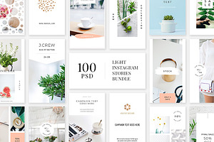 Light Instagram Stories Bundle
