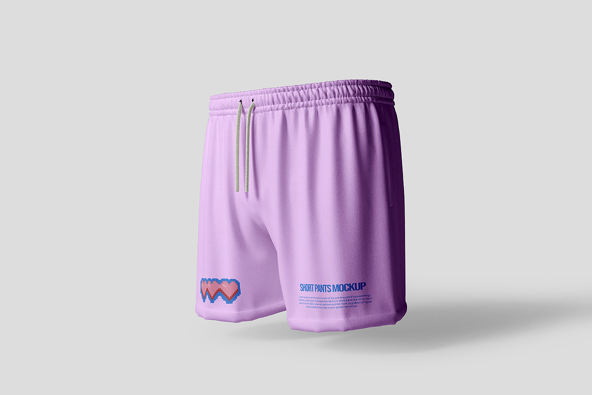 Short Pants Mockup, a Bottom Mockup by VanillineGraph (Photo 6 of 7)