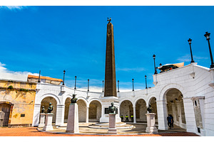 Las bovedas obelisk in casco viejo featuring panama, obelisk, and monument, an Architecture Photo by Leonid Andronov