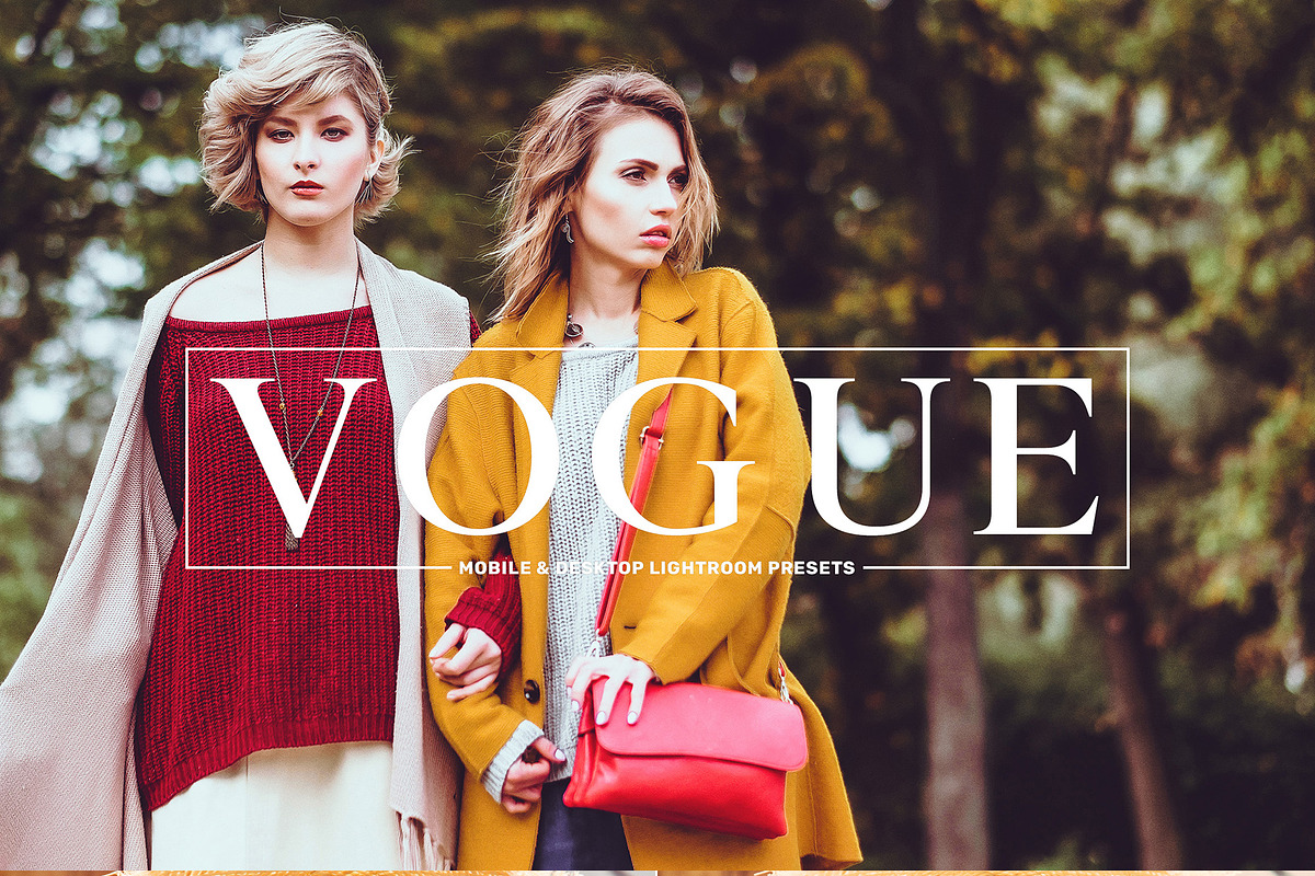 Vogue Lightroom Presets Collection, an Action Add-On by Creativetacos (Photo 1 of 6)
