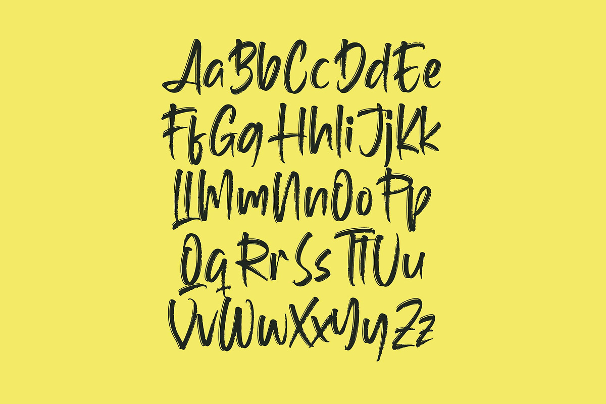 Hallow Mistelar Modern Brush Font, a Script Font by Letterena Studios Script (Photo 6 of 15)