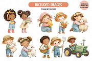 Watercolor Village Gardening Clipart, an Object Illustration by TatiMockup (Thumbnail 2 of 7)