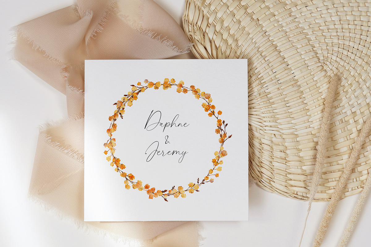 Watercolor flower - Dry Yellow, an Illustration by Beigetime (Photo 8 of 9)