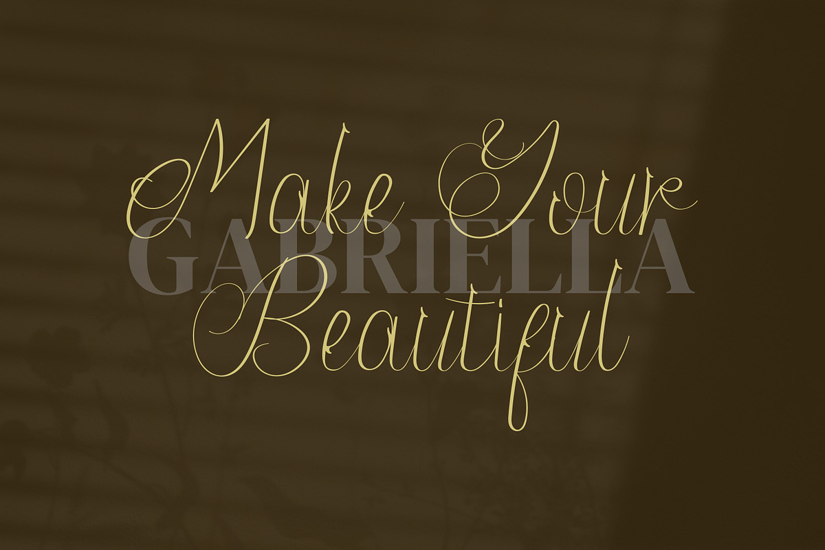 Youfiny Script Fonts, a Script Font by mahstudios (Photo 10 of 11)