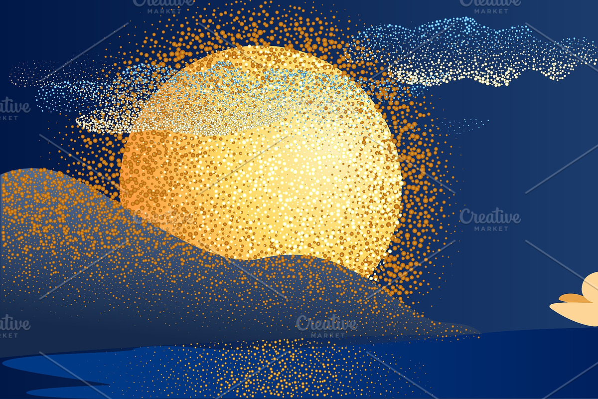 Mid-Autumn Festival Illustration, a Seasonal Illustration by Valenty (Photo 3 of 3)