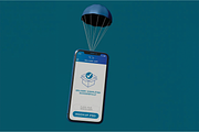 Online Shopping App Mockup, an Advertising Mockup by skybluecreative (Thumbnail 1 of 2)
